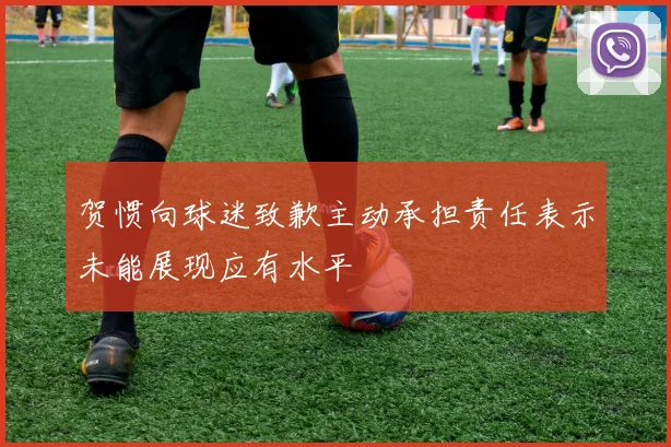 贺惯向球迷致歉主动承担责任表示未能展现应有水平